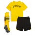 Borussia Dortmund Replika Babykläder Hemma matchkläder barn 2023-24 Korta ärmar (+ Korta byxor)